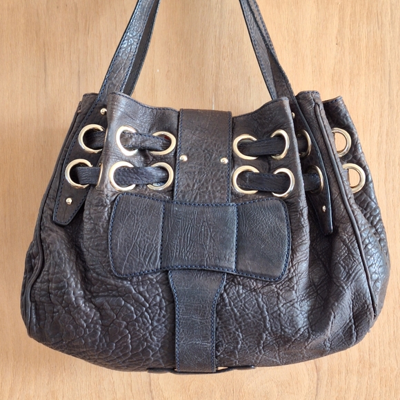 Jimmy Choo Black Leather Hobo Bag - Picture 9 of 16